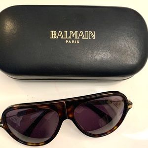 Balmain tortoiseshell sunglasses
